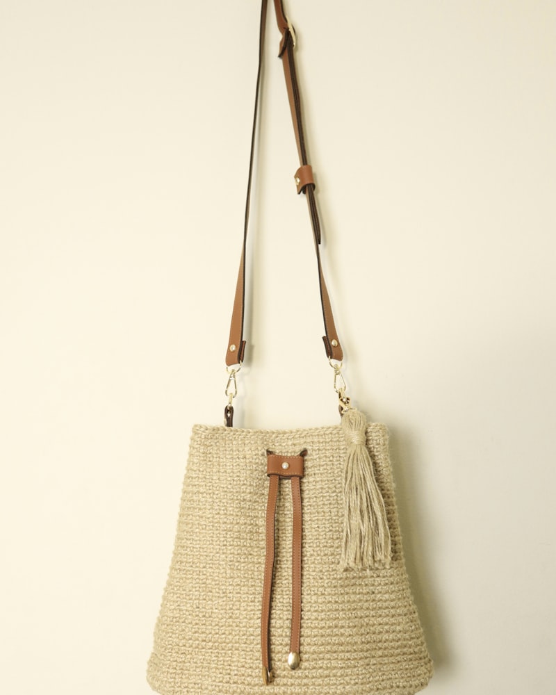 Raffia Bucket Bag